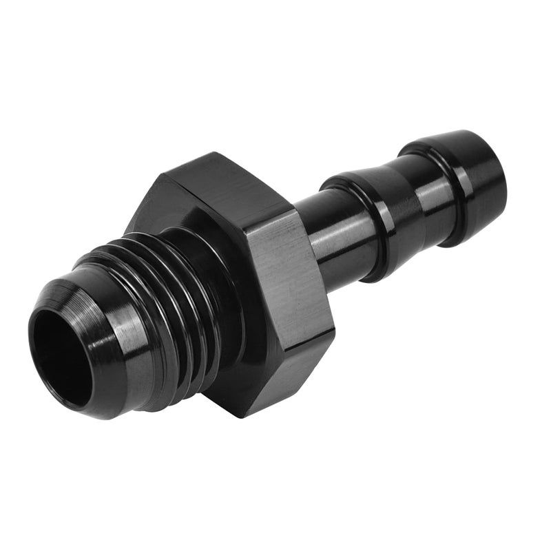 EVIL ENERGY 6AN Male to 1/4" Barb Push on Fitting Adapter Aluminum - Image 1